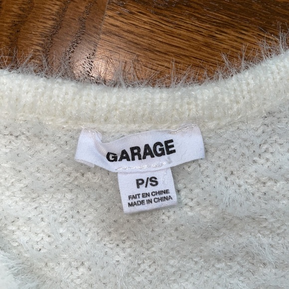 Garage white fluffy camisole - Picture 2 of 3